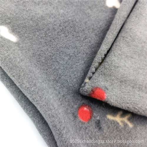 75D Polyester Spandex Printed Children Polar Fleece Fabrics